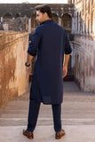 So Kamal Mens Unstitched Premium Cotton Suit - PM-1516 Navy Blue