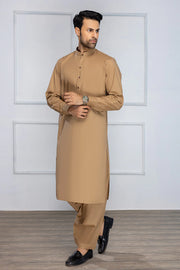 So Kamal Mens Unstitched Premium Cotton Suit PM-1519 Brown