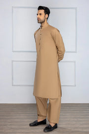 So Kamal Mens Unstitched Premium Cotton Suit PM-1519 Brown