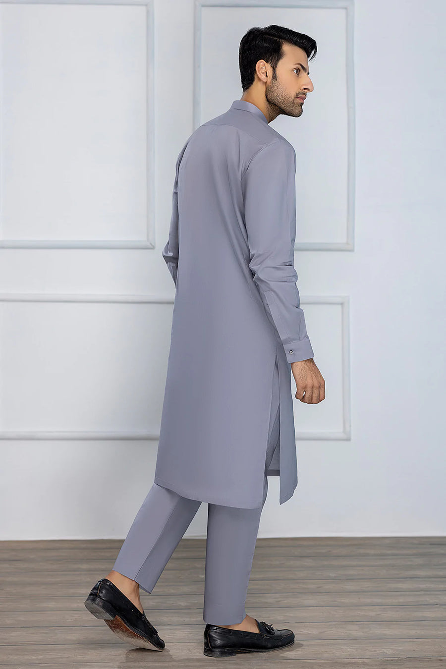 So Kamal Mens Unstitched Premium Cotton Suit PM-1519 Mauve