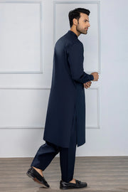 So Kamal Mens Unstitched Premium Cotton Suit PM-1519 Navy Blue
