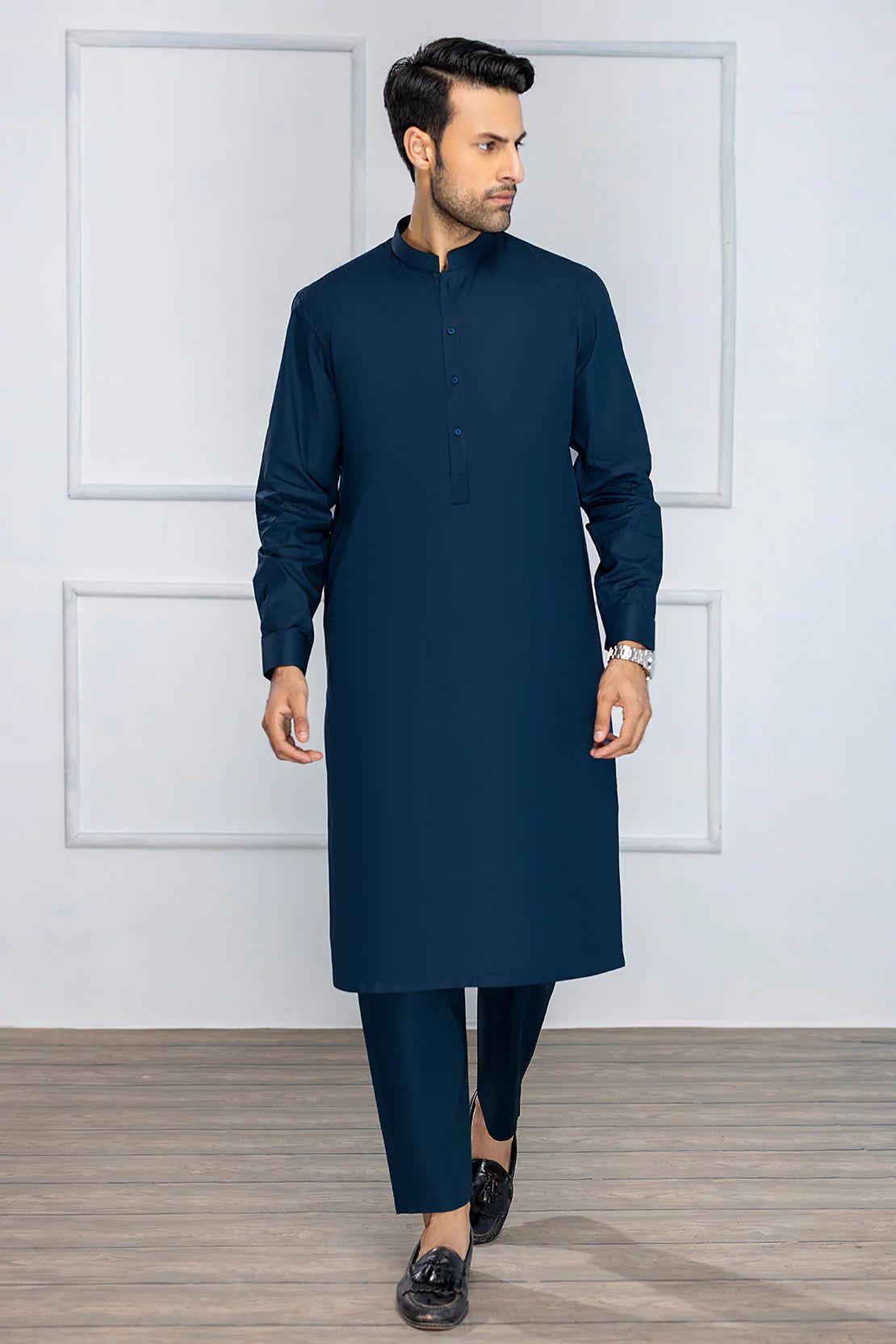 Blue cotton suit 2024 mens