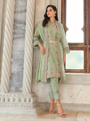 GulAhmed Summer Premium Embroidered Lawn Unstitched 3Pc Suit PM-22074