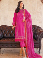 GulAhmed Summer Premium Embroidered Lawn Unstitched 3Pc Suit PM-22084