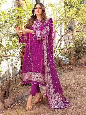 GulAhmed Summer Premium Embroidered Lawn Unstitched 3Pc Suit PM-32034