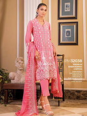 GulAhmed Summer Premium Embroidered Lawn Unstitched 3Pc Suit PM-32038