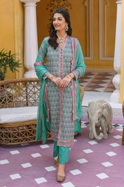 Gul Ahmed Festive Eid Embroidered Lawn Unstitched 3Pc Suit PM-32056