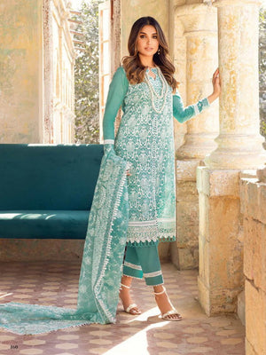 GulAhmed Summer Premium Embroidered Lawn Unstitched 3Pc Suit PM-32060