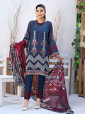 Puri Fabrics Panache Embroidered Swiss Lawn 2020 3PC Suit D-06