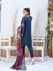 Puri Fabrics Panache Embroidered Swiss Lawn 2020 3PC Suit D-06 - FaisalFabrics.pk