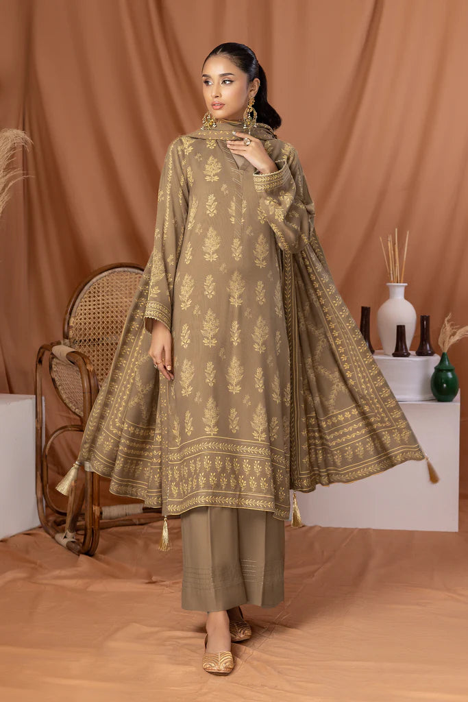 Lakhany LSM Pashmina Printed Unstitched 3Pc Suit PPC-301-C