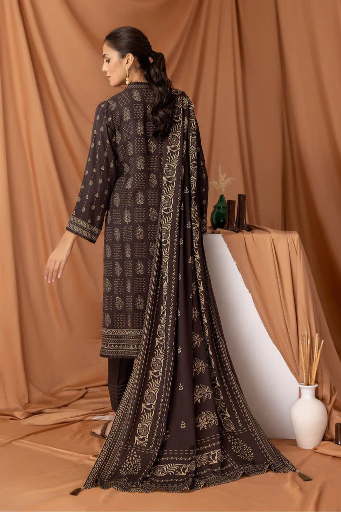 Lakhany LSM Pashmina Printed Unstitched 3Pc Suit PPC-305-B