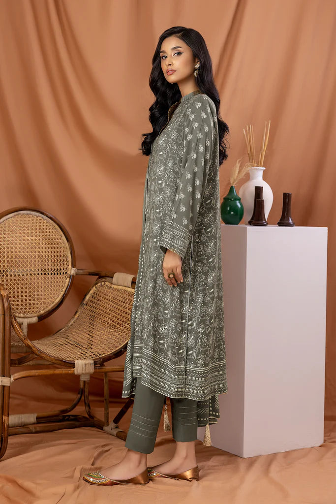 Lakhany LSM Pashmina Printed Unstitched 3Pc Suit PPC-308-B