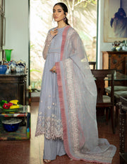Emaan Adeel Luxury Pret Formal Wedding Suit PR-48 LAVENDER - FaisalFabrics.pk
