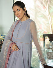 Emaan Adeel Luxury Pret Formal Wedding Suit PR-48 LAVENDER - FaisalFabrics.pk