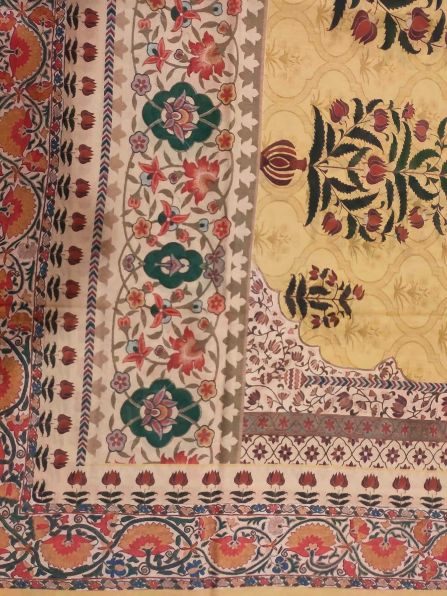Premium Printed Border Shawl for women Lawn Fabric PSL-05 - FaisalFabrics.pk