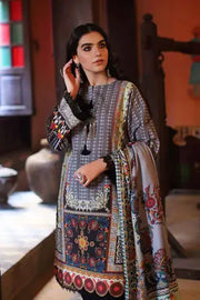 Gul Ahmed Pure Joy of Winter Printed Khaddar 3Pc Suit PVS-12001 B
