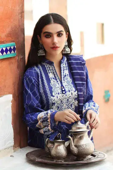 Gul Ahmed Pure Joy of Winter Printed Khaddar 3Pc Suit PVS-12003 B