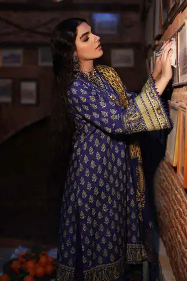 Gul Ahmed Pure Joy of Winter Printed Khaddar 3Pc Suit PVS-12004 B