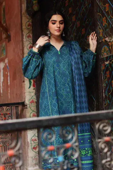 Gul Ahmed Pure Joy of Winter Printed Khaddar 3Pc Suit PVS-12005 B