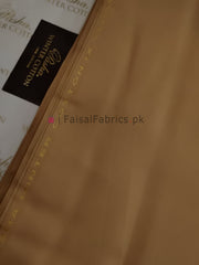PASHA Winter Cotton Men’s Shalwar Kameez Full Suit Winner Line Beige - FaisalFabrics.pk