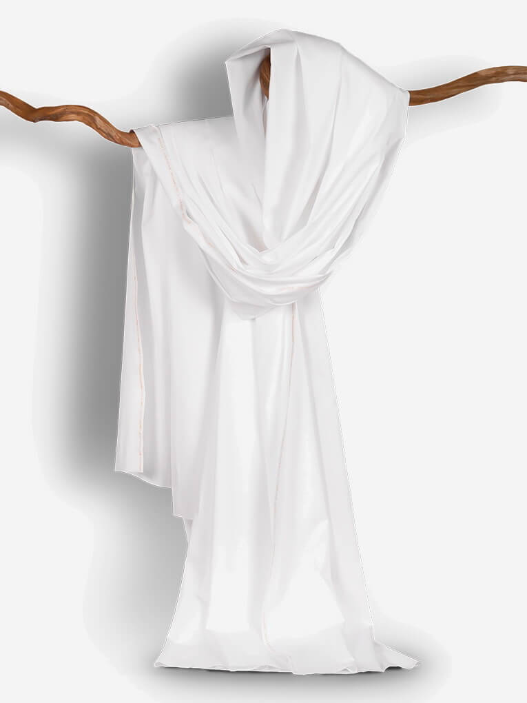 PASHA Eminence Pure Combed Cotton Men’s Shalwar Kameez Pure White - FaisalFabrics.pk