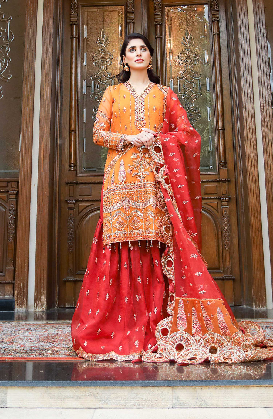 Waresha Rang Reet Unstitched Luxury Formal 3Pc Suit D-08 QAUS E QAZA