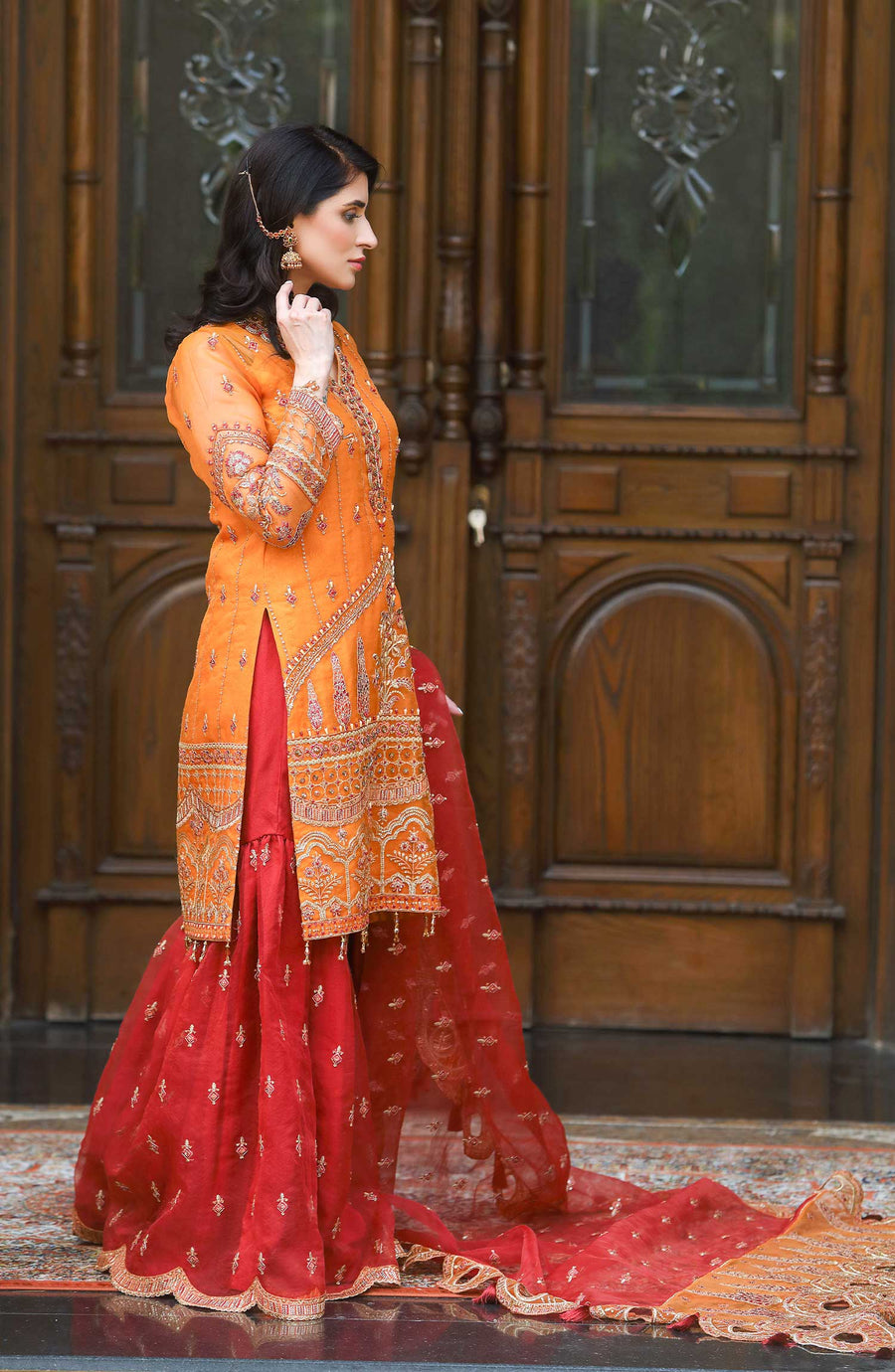 Waresha Rang Reet Unstitched Luxury Formal 3Pc Suit D-08 QAUS E QAZA