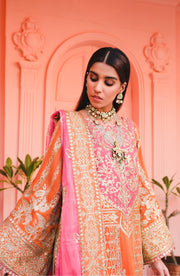 MASHQ Premium Embroidered Formals 3pc Suit QFD-0035 FRUIT CANDY - FaisalFabrics.pk