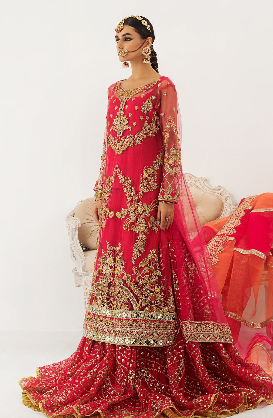 Maryum N Maria Raj Kumari Unstitched Luxury Formal Dress - Jan-E-Adaa