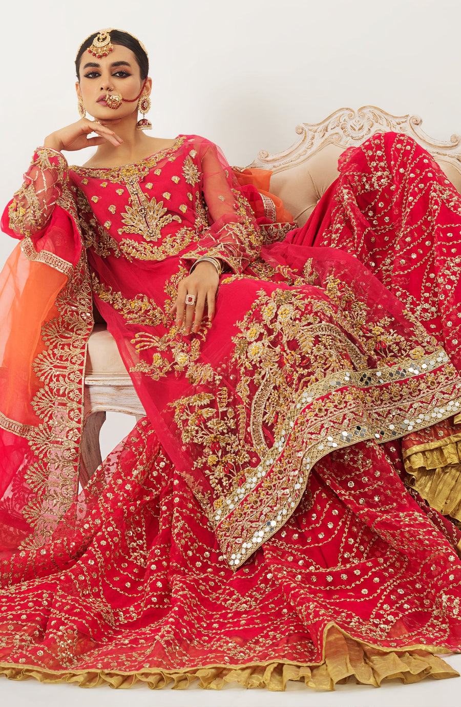 Maryum N Maria Raj Kumari Unstitched Luxury Formal Dress - Jan-E-Adaa