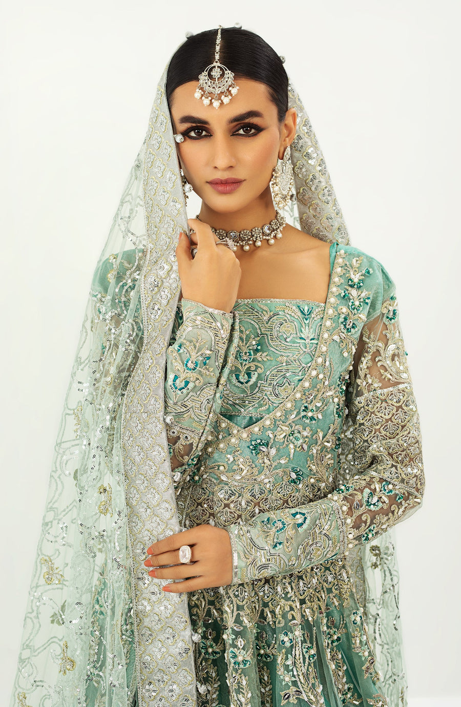 Maryum N Maria Raj Kumari Unstitched Luxury Formal Dress - Deewani