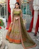 Maria Osama Khan Qubool Hai Unstitched Wedding Suit QH-07 HUSNA