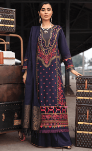 Rang Rasiya Safarnama Embroidered Unstitched Cotail 3Pc D-06 Qainat