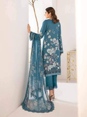 Ramsha Reet Fall Winter Embroidered Linen Unstitched 3pc Suit R-201 - FaisalFabrics.pk