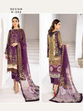 Ramsha Reet Fall Winter Embroidered Linen Unstitched 3pc Suit R-202 - FaisalFabrics.pk