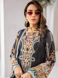 Ramsha Reet Fall Winter Embroidered Linen Unstitched 3pc Suit R-206 - FaisalFabrics.pk