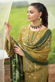 Ramsha Reet Embroidered Luxury Karandi Unstitched 3Pc Suit R-602