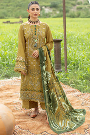 Ramsha Reet Embroidered Luxury Karandi Unstitched 3Pc Suit R-602