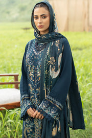 Ramsha Reet Embroidered Luxury Karandi Unstitched 3Pc Suit R-603
