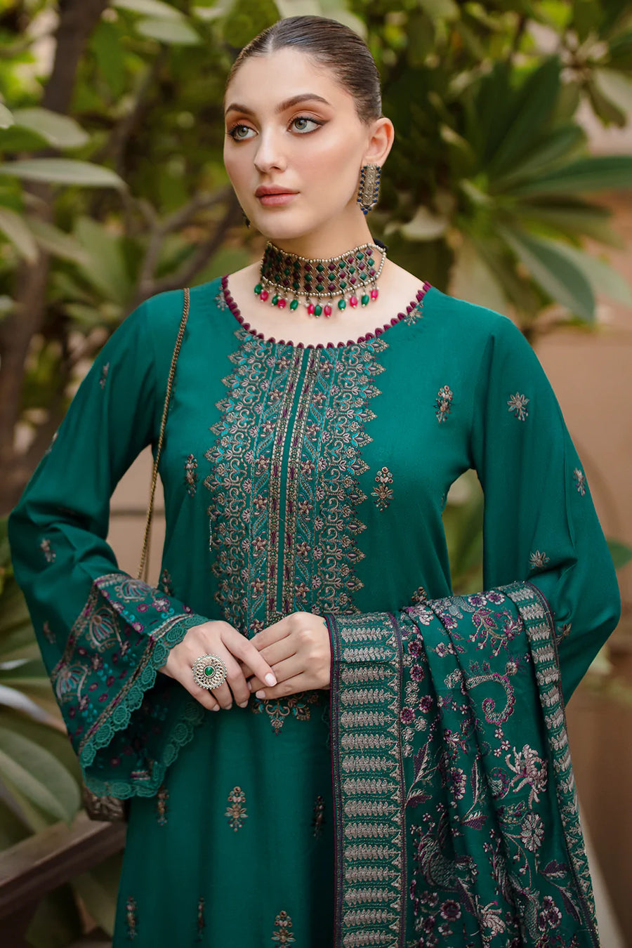Ramsha Reet Vol-07 Embroidered Luxury Karandi Unstitched 3Pc R-701