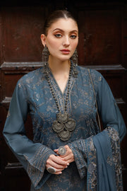 Ramsha Reet Vol-07 Embroidered Luxury Karandi Unstitched 3Pc R-705