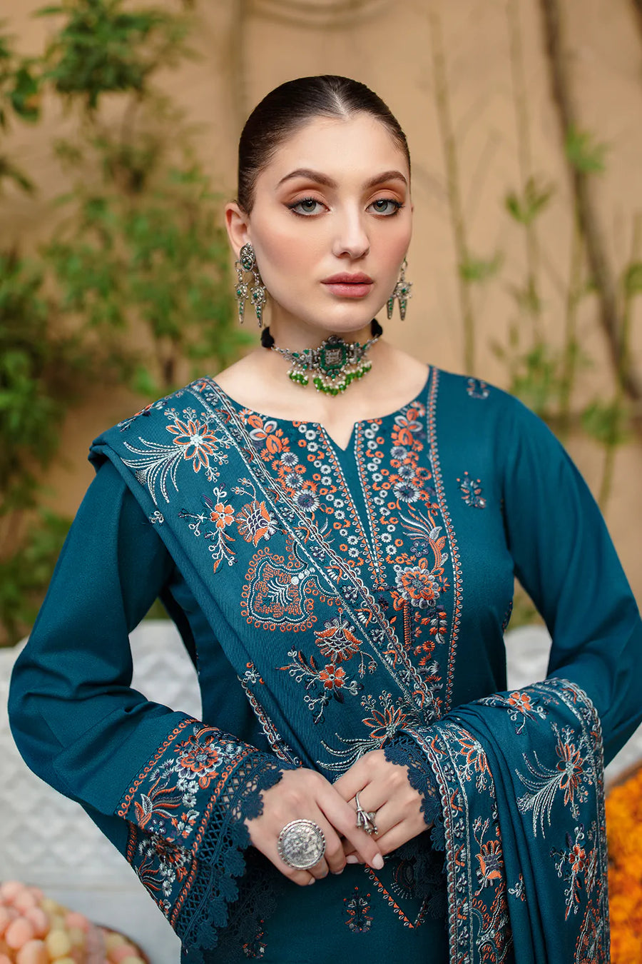 Ramsha Reet Vol-07 Embroidered Luxury Karandi Unstitched 3Pc R-707