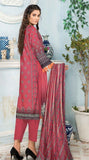 Rashk e Qamar Unstitched Digital Printed Lawn 3Pc Suit REQ-09