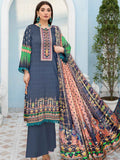 Rashk e Qamar Unstitched Digital Printed Lawn 3Pc Suit REQ-10