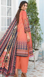 Rashk e Qamar Unstitched Digital Printed Lawn 3Pc Suit REQ-11