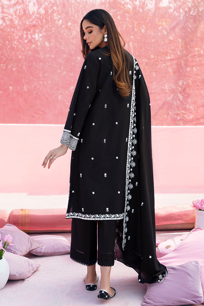 Cross Stitch Mahiri Embroidered Lawn Unstitched 3Pc Suit - RAVEN BLOOM