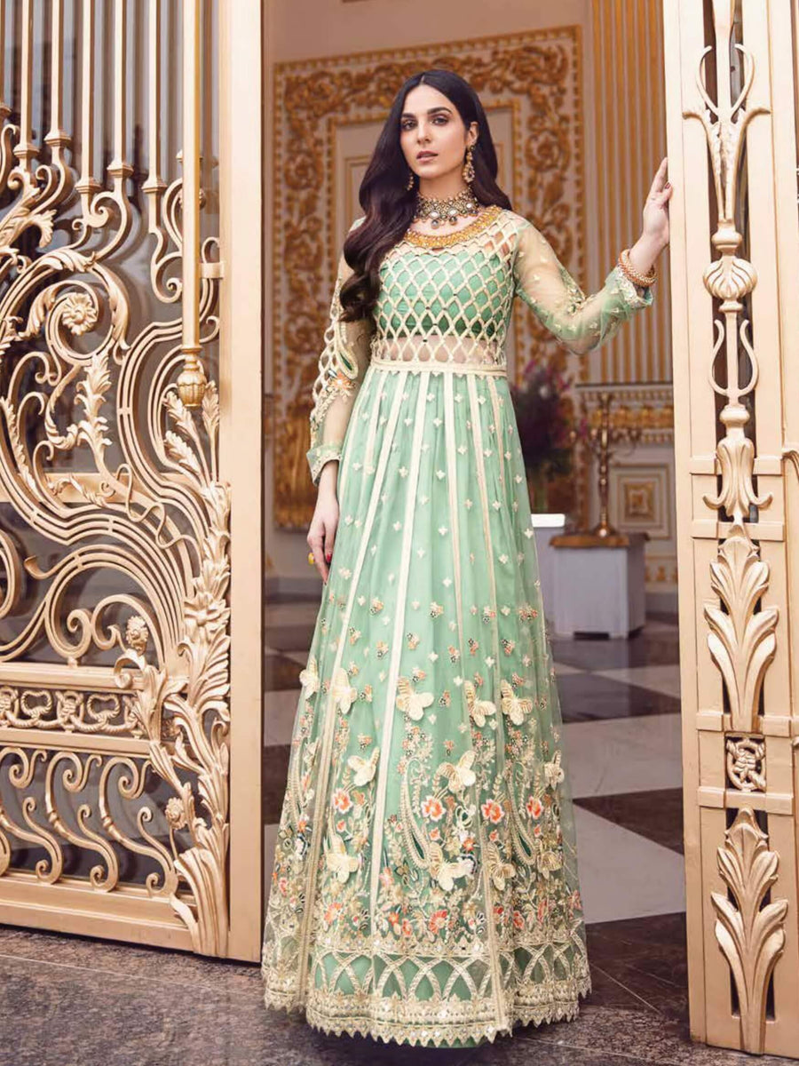 Emaan Adeel Belle Robe Wedding Edition Embroidered 3Pc Suit BR-02 - FaisalFabrics.pk