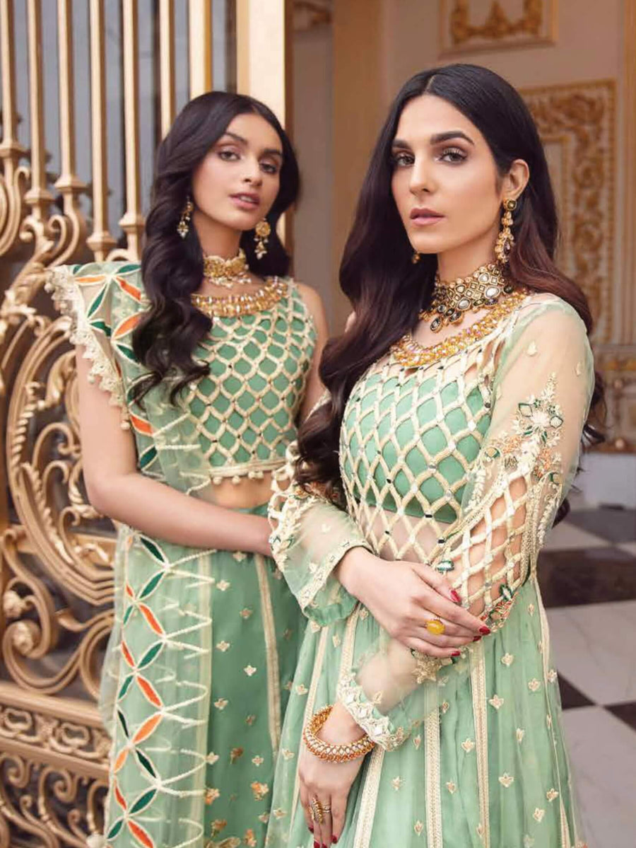 Emaan Adeel Belle Robe Wedding Edition Embroidered 3Pc Suit BR-02 - FaisalFabrics.pk