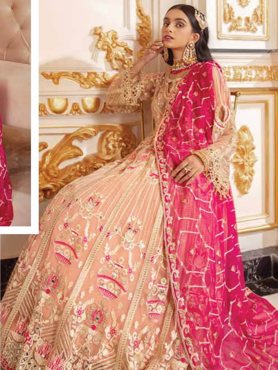 Emaan Adeel Belle Robe Wedding Edition Embroidered 3Pc Suit BR-04 - FaisalFabrics.pk